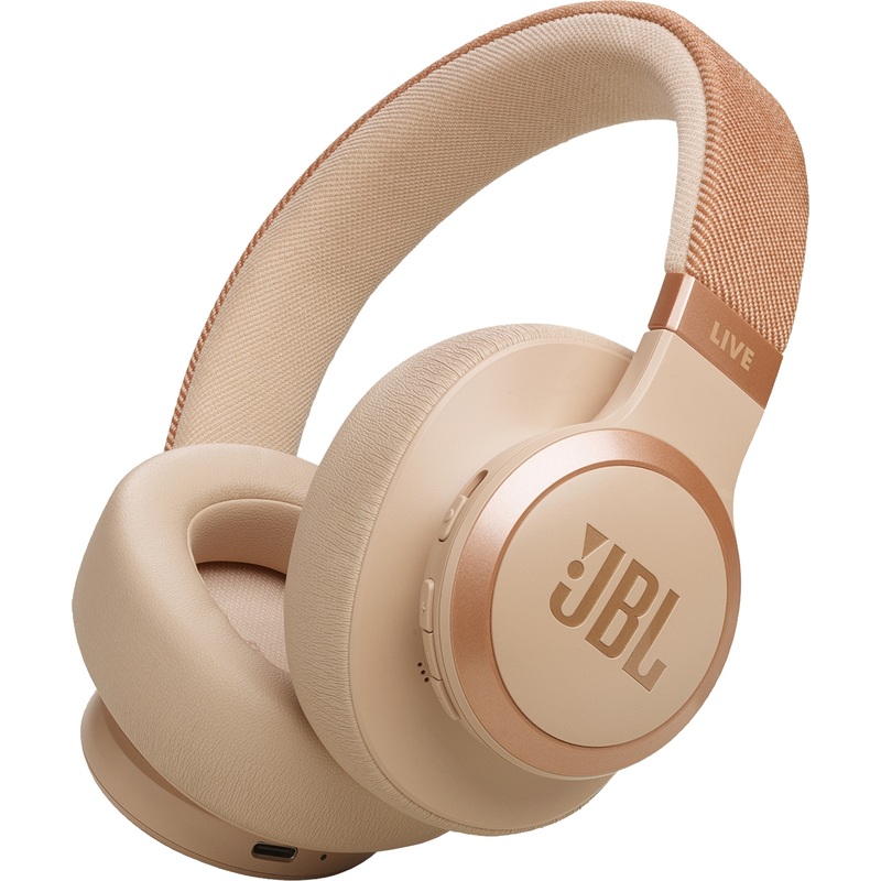 Изображение товара Наушники беспроводные/проводные JBL Live 770 NC бежевые (JBLLIVE770NCSAT) Изображение товара Наушники беспроводные/проводные JBL Live 770 NC бежевые (JBLLIVE770NCSAT)