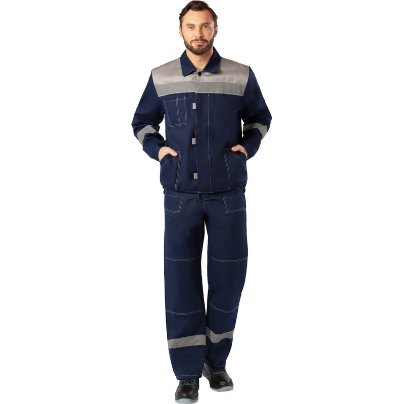 Изображение товара Мужской летний рабочий костюм л20-КБР с СОП из смесовой ткани водоотталкивающий
