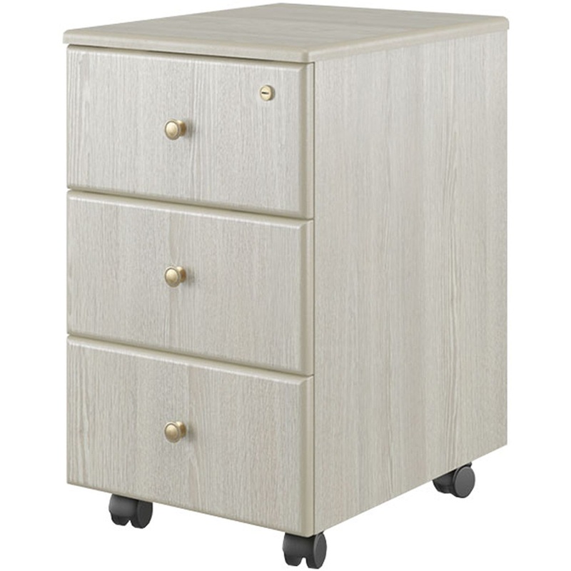 Изображение товара Тумба подкатная Bern BRN8630303 с замком и 3 ящиками