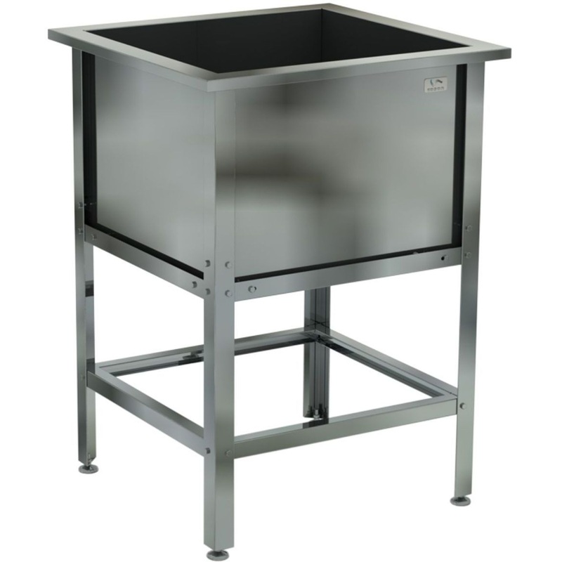 Изображение товара Ванна моечная Кобор ВМС/1-53/53 (серый, 530х530х870 мм)