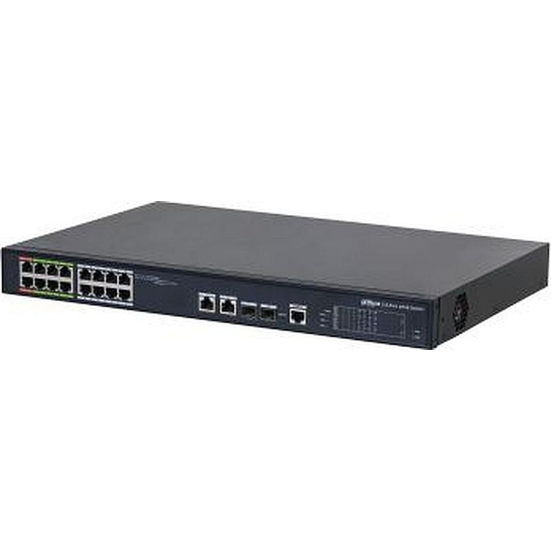 Изображение товара Коммутатор Dahua DH-LR2218-16ET-240 с 16 PoE портами