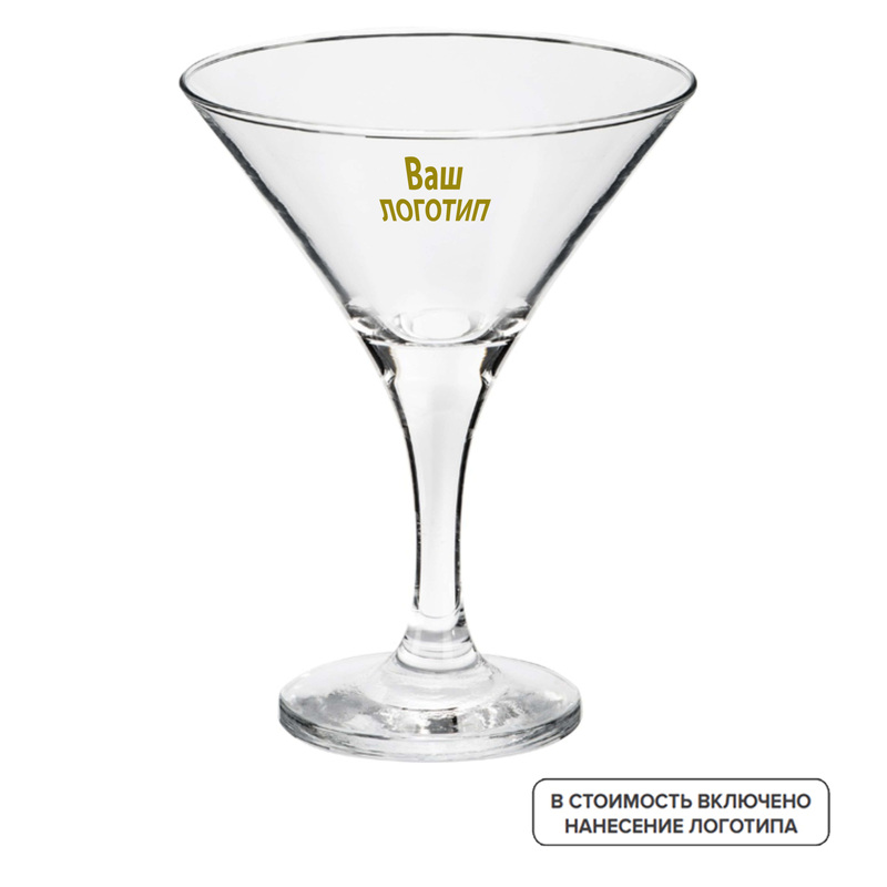 Изображение товара Бокал для коктейлей Bistro 190 мл из минерального стекла с индивидуальной печатью