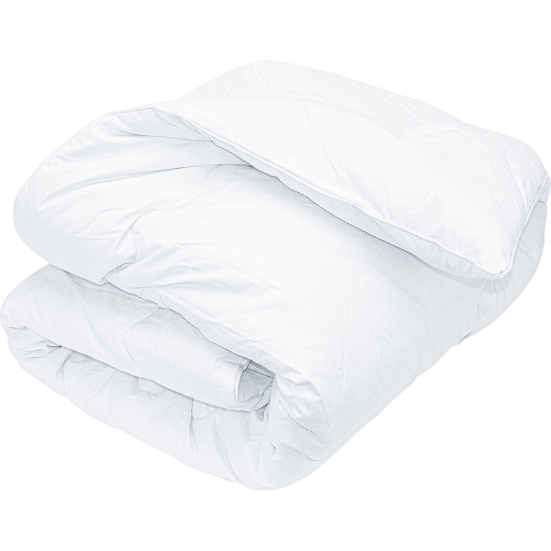 Изображение товара Одеяло 2-спальное Bravo Лебяжий пух 172x205 см стёганое с кантом белое