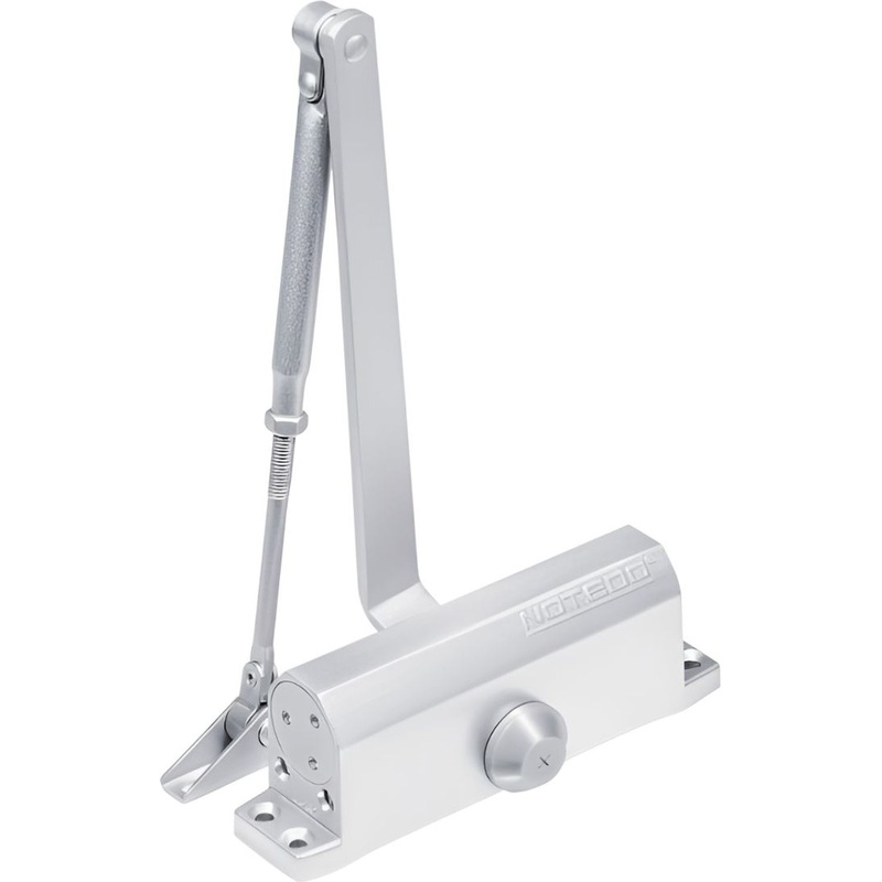 Изображение товара Доводчик дверной Notedo DC-090 до 130 кг серебристый