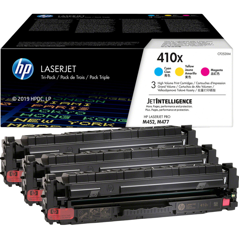 Изображение товара Набор картриджей HP 410X CF252XM цветной повышенной емкости оригинальный