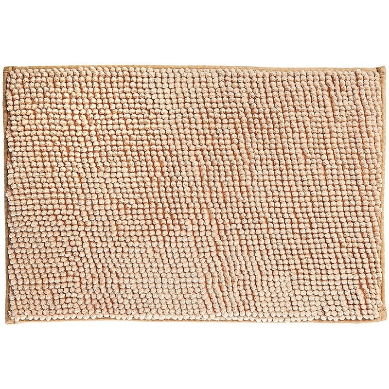 Изображение товара Коврик для ванной Шенилл 40x60 см бежевый