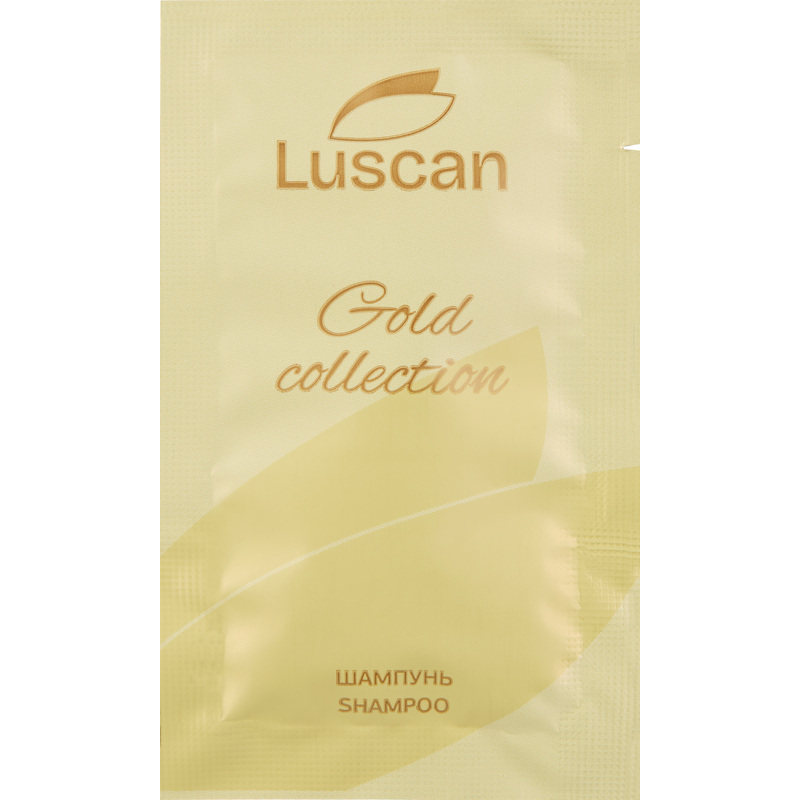 Изображение товара Шампунь Luscan Gold Collection 10 мл саше 500 шт для волос