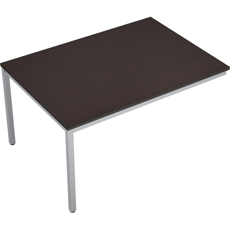 Изображение товара Элемент стола для переговоров Avance 6МПК.003 венге/алюминий матовый 1400х1000х750 мм