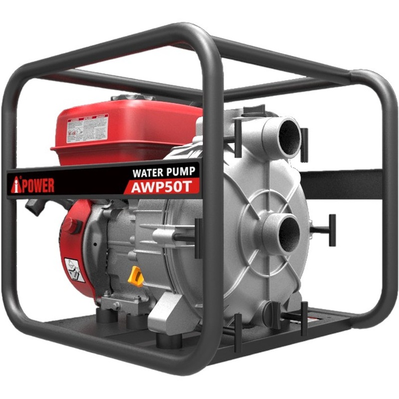 Изображение товара Бензиновая мотопомпа A-iPower AWP50T для грязной воды 500 л/мин