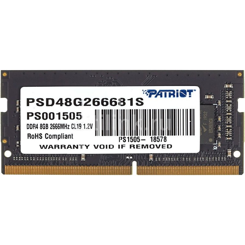 Изображение товара Оперативная память Patriot Memory 8 ГБ SL 2666 МГц DDR4