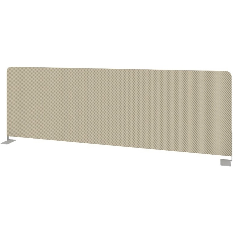 Изображение товара Экран к столу Metal System Style Б.ТЭКР-120 с креплением боковой (бежевый, 1200х28х390 мм)