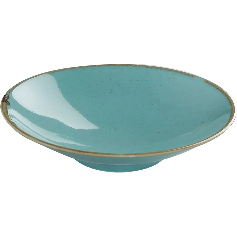 Изображение товара Набор фарфоровых салатников Porland Seasons бирюзовый 20 см 6 шт