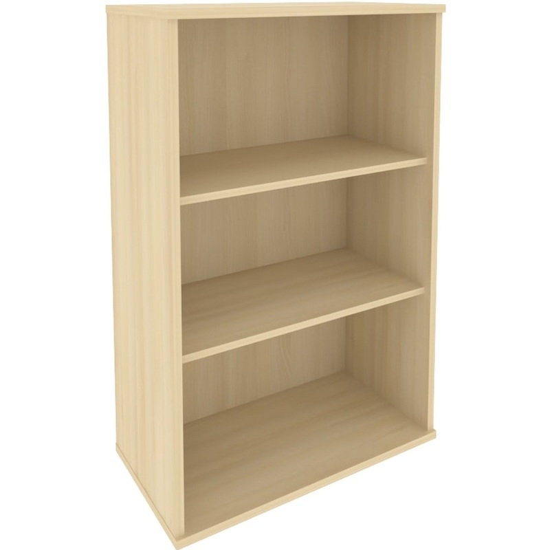 Изображение товара Стеллаж для документов Metal System Style Л.СТ-2 акация лорка 778x410x1215 мм