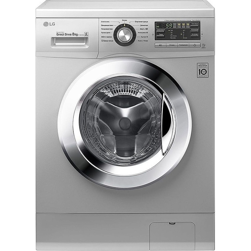 Изображение товара Стиральная машина LG F1296TD4 8 кг с фронтальной загрузкой