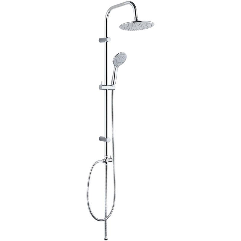 Изображение товара Смеситель душевой гарнитур с верхней лейкой (хром)