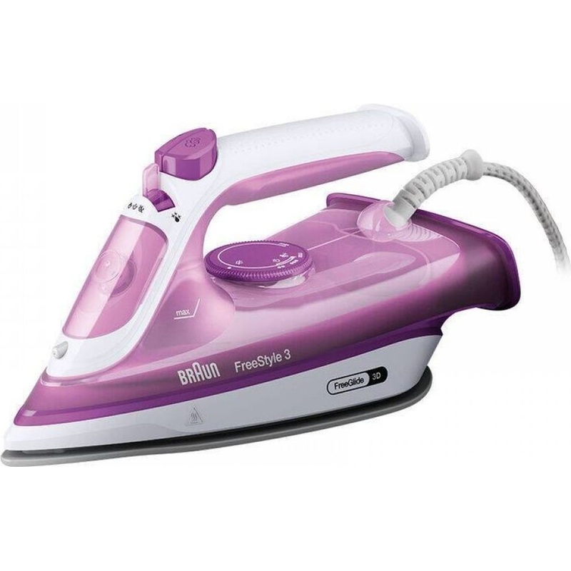 Изображение товара Утюг Braun FI3124PU фиолетовый с керамической подошвой и функциями отпаривания