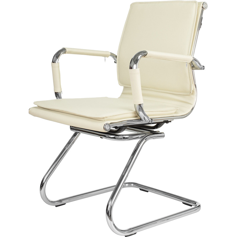 Изображение товара Конференц-кресло Бюрократ Ch-993 цвет слоновая кость на полозьях