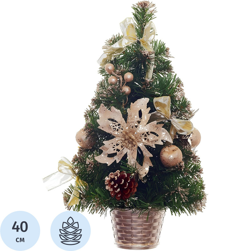 Изображение товара Ёлка искусственная новогодняя Remeco Collection настольная с украшениями 40 см