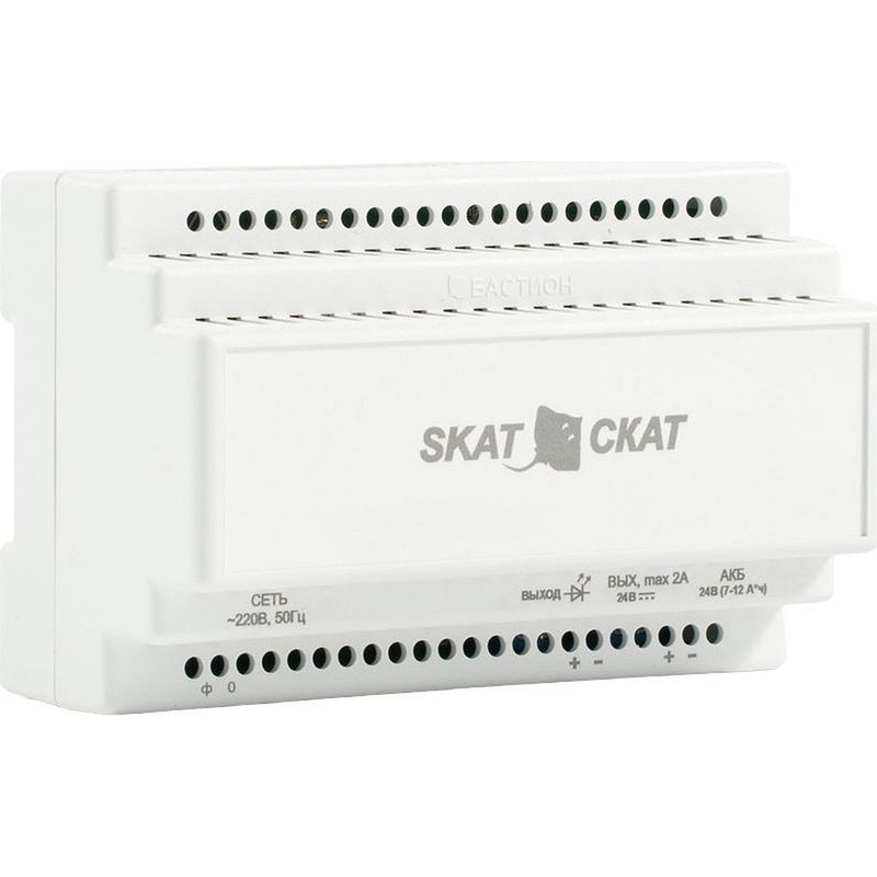 Изображение товара Бастион Skat-24-2.0-DIN — БП на DIN-рейку, 2 А, IP20