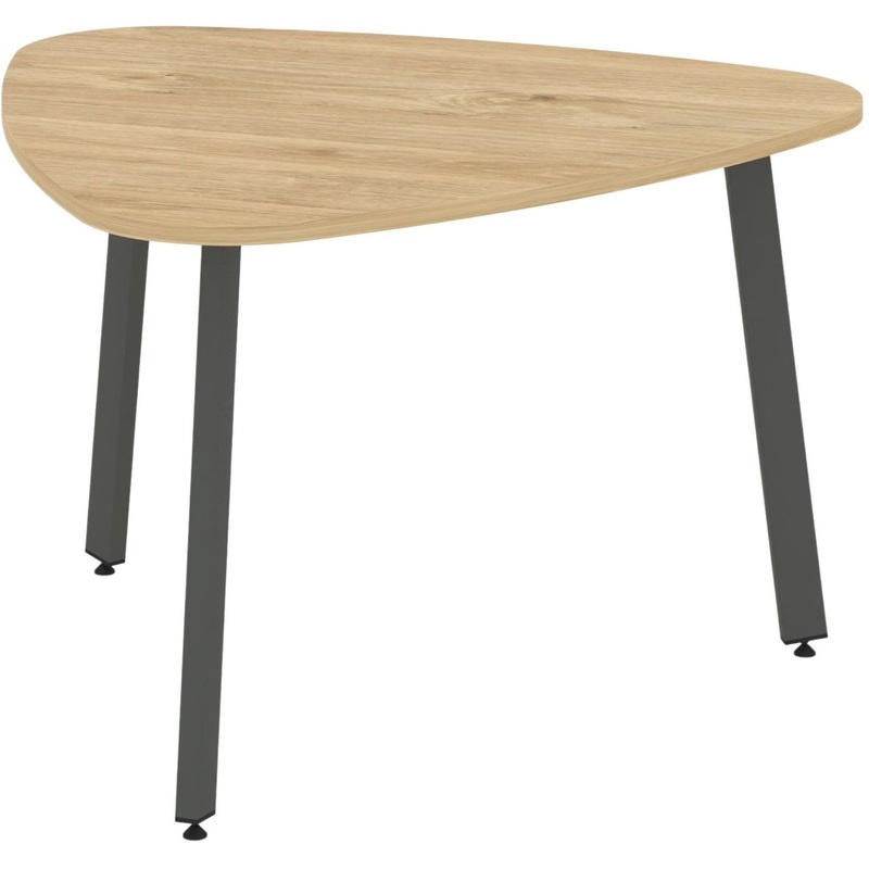 Изображение товара Стол для переговоров SN-6.SPRG-71.3 тиквуд светлый антрацит 1200х1200х750 мм