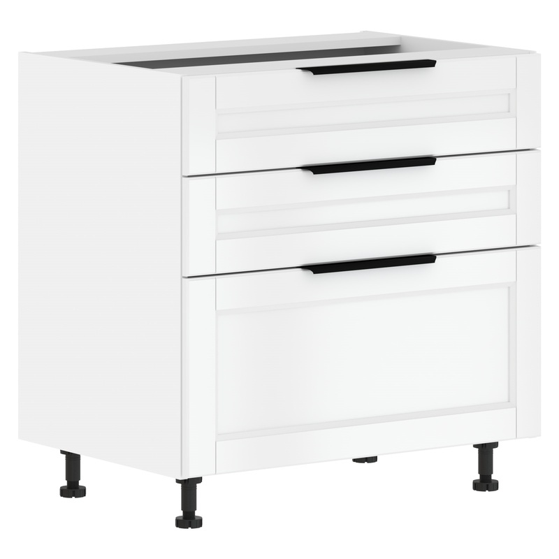 Изображение товара Шкаф напольный с ящиками Sicilia MOB 8082.2C белая эмаль