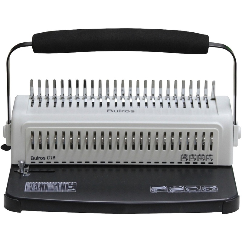 Изображение товара Брошюровщик Bulros U-15 для переплета документов А4, механический