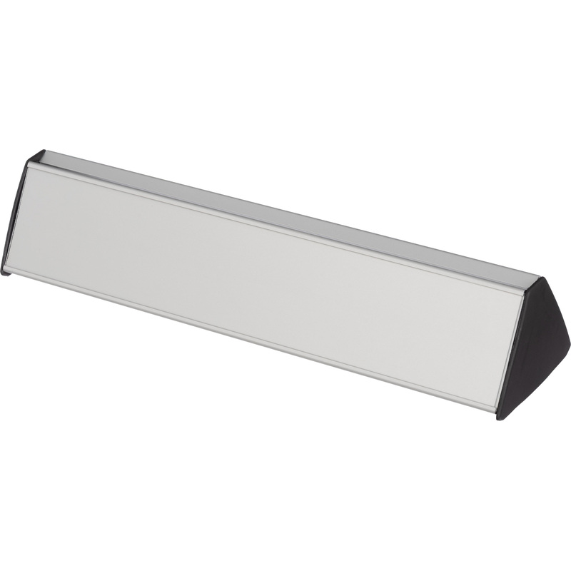 Изображение товара Настольная офисная табличка Комус Реклама 300x62 мм для офисных помещений