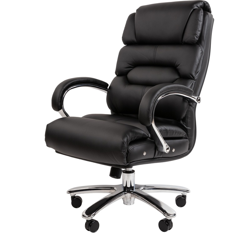 Изображение товара Кресло для руководителей Chairman 409 хромированное из экокожи