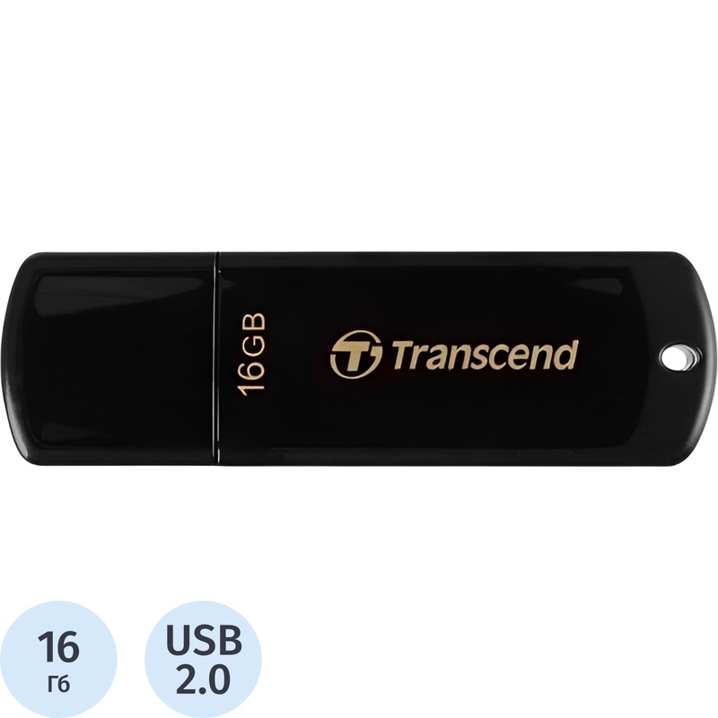 Изображение товара Флешка USB 2.0 16 ГБ Transcend JetFlash 350 (TS16GJF350)