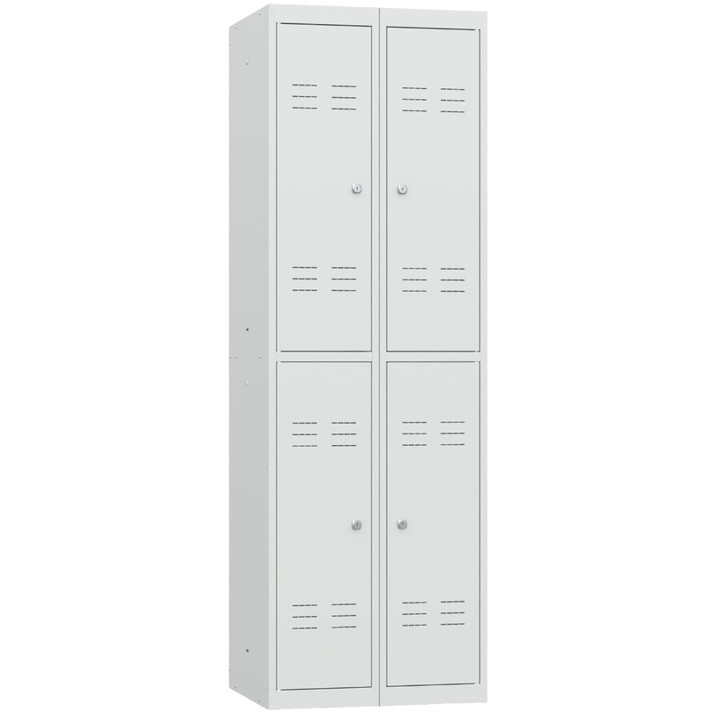 Изображение товара Шкаф для одежды ШР-24 серый 4 отделения