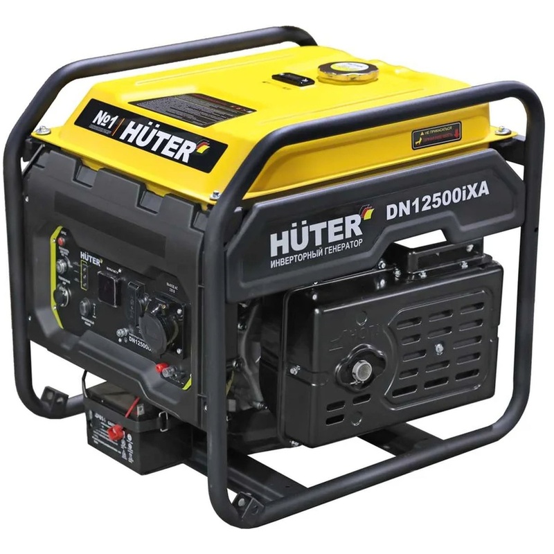 Изображение товара Бензиновый инверторный генератор Huter DN12500iXA 9000 Вт компактный и универсальный