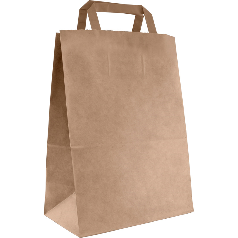 Изображение товара Крафт-пакет бумажный Aviora коричневый 280х150х320 мм 250 шт
