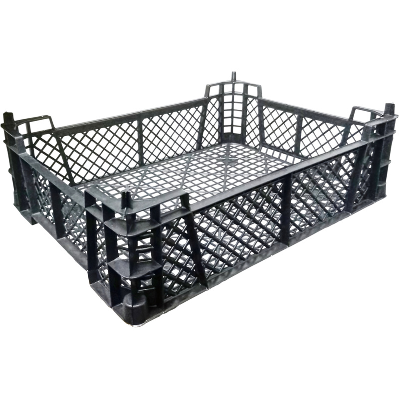 Изображение товара Ящик для грибов из полипропилена 400x300x110 мм черный