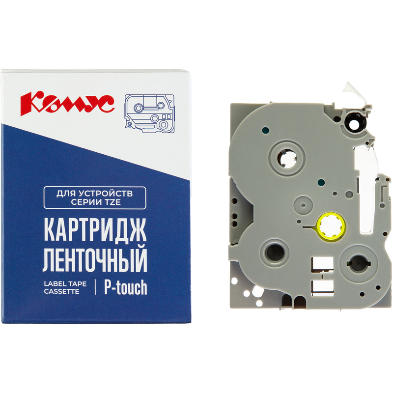 Изображение товара Картридж Комус TZE-364 для принтеров Brother 36 мм х 8 м черный шрифт золотистый