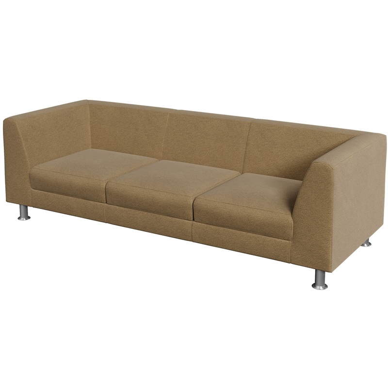 Изображение товара Диван трехместный Evolution EVO3-2 коричневый ткань современный дизайн