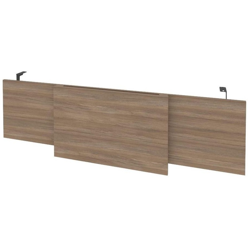 Изображение товара Царга стола руководителя Onix Direct O.M-CSR-5 дуб аризона/антрацит 1540x54x450 мм