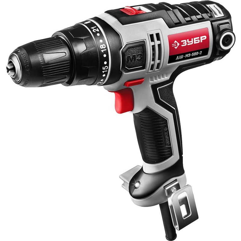 Изображение товара Дрель-шуруповёрт Зубр ДШ-М3-500-2 500 Вт