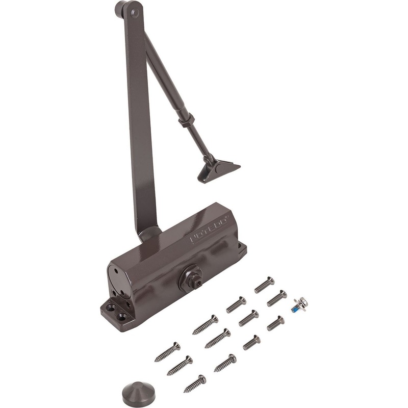 Изображение товара Доводчик дверной Notedo DC-100 до 120 кг коричневый (9979)