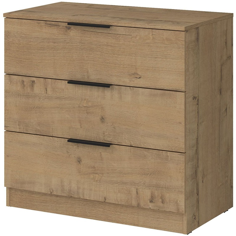 Изображение товара Комод Tower из ЛДСП цвета teakwood 809x450x784 мм