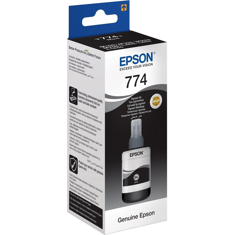 Изображение товара Чернила Epson T7741 C13T77414A/C13T774198 черные оригинальные