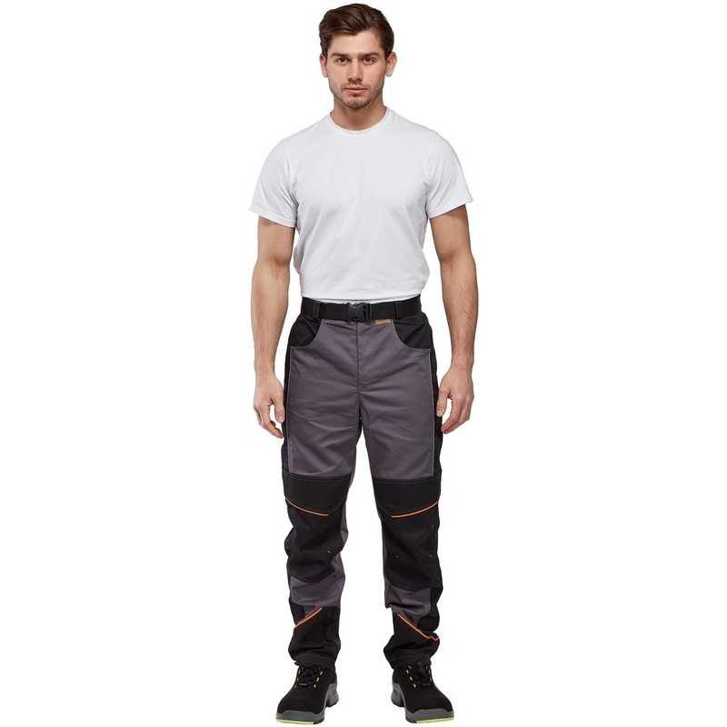 Изображение товара Брюки рабочие летние мужские Nайтстар Алькор серые/черные