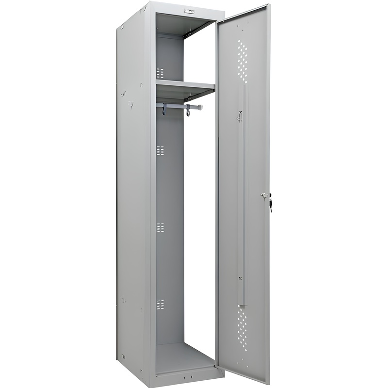 Изображение товара Шкаф-дополнительный модуль Практик ML 01-30 металлический серый 300х500х1830 мм