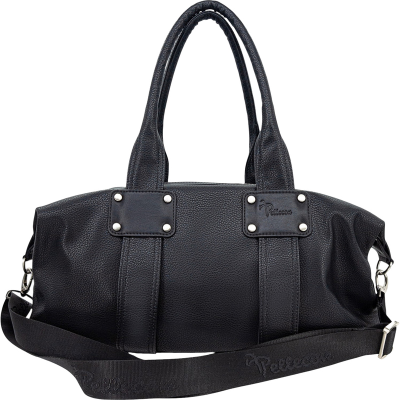 Изображение товара Дорожная сумка Pellecon искусственная кожа 25x47x18 см черная