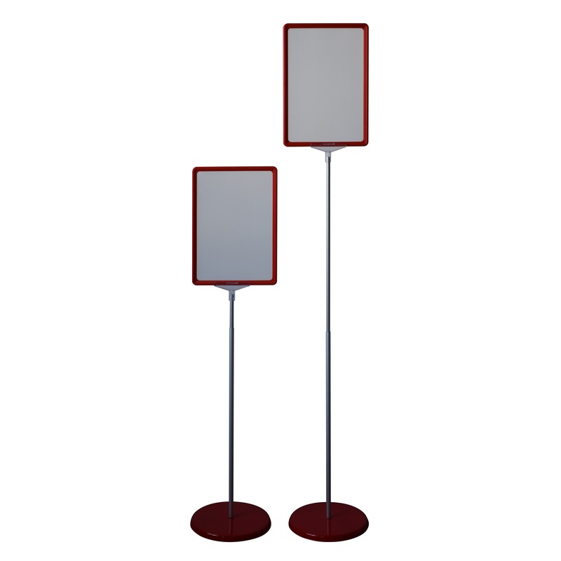 Изображение товара Стойка напольная Attache 1000 мм формат А4 красный