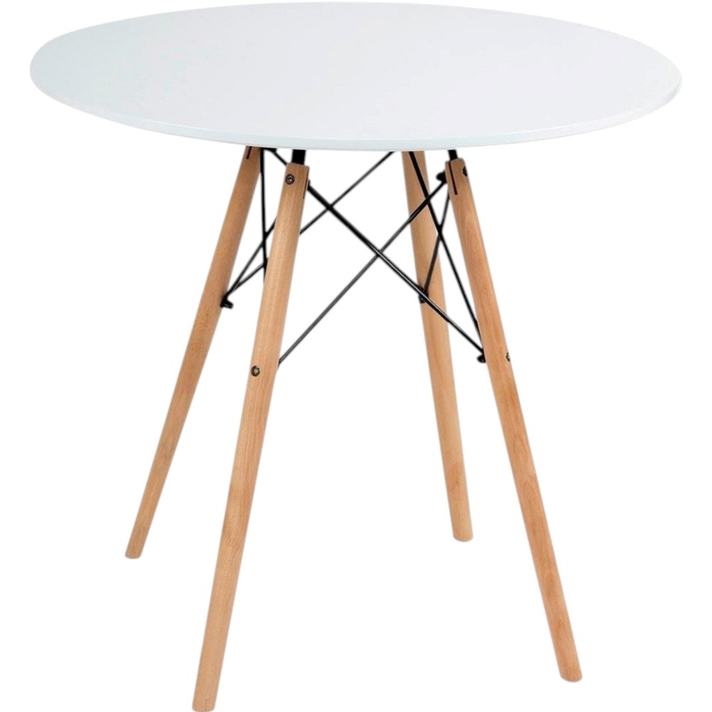 Изображение товара Стол обеденный TetChair Cindy Next круглый белый 80х80х75 см