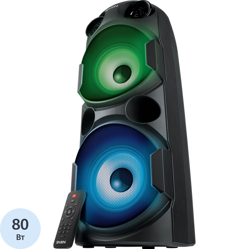 Изображение товара Акустическая система Sven PS-750 чёрная с подсветкой (SV-019617)