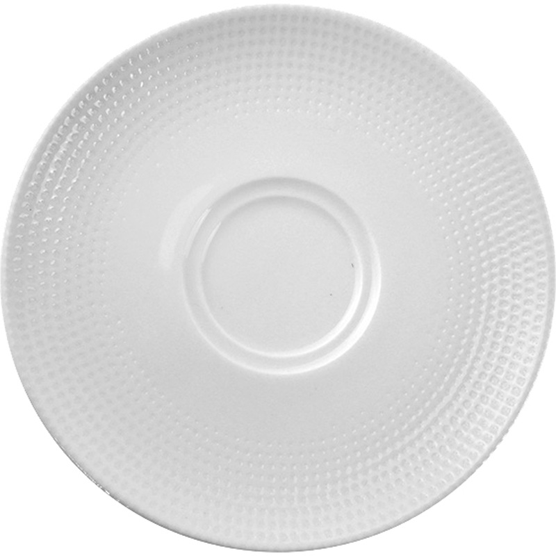 Изображение товара Фарфоровое блюдце Bonna Пьюре Дот Гурмэ 16 см для кафе и ресторанов