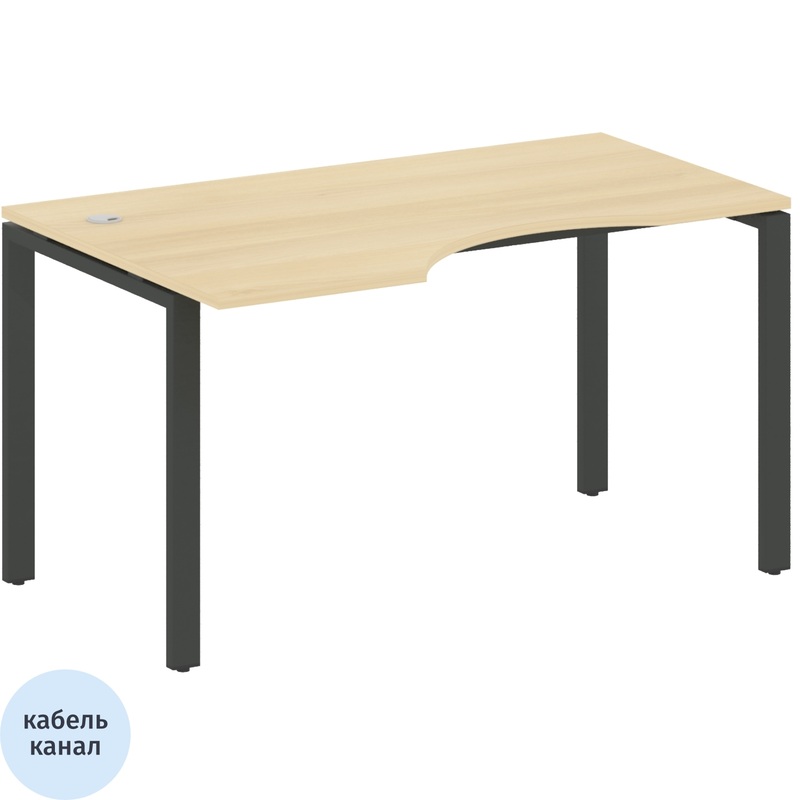 Изображение товара Эргономичный стол Metal System Style БП.СА-2 Л левый