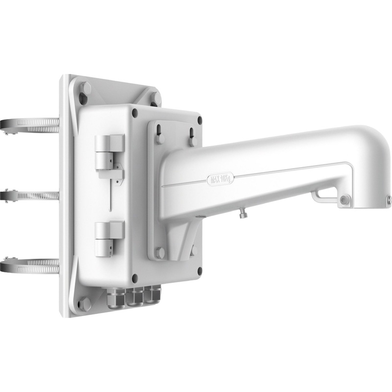 Изображение товара Крепление на стену или столб Hikvision DS-1602ZJ-box-pole надежное и универсальное