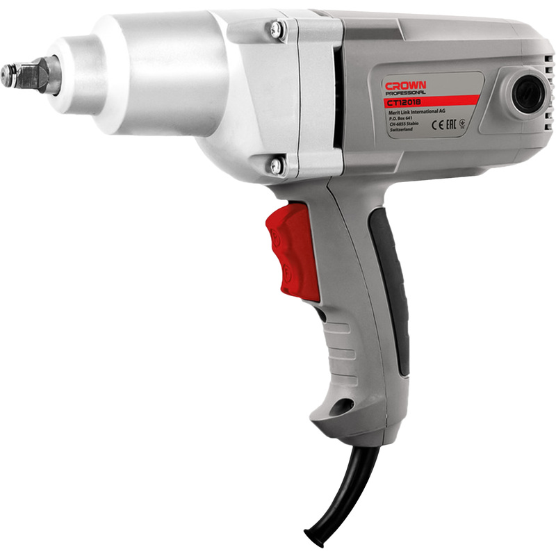 Изображение товара Гайковерт Crown CT12018 сетевой ударный мощный для тяжелых работ